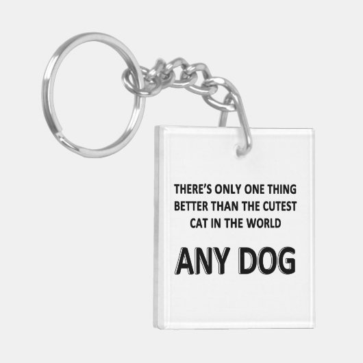 Jeglicher Hund Schlüsselanhänger (Vorderseite links)