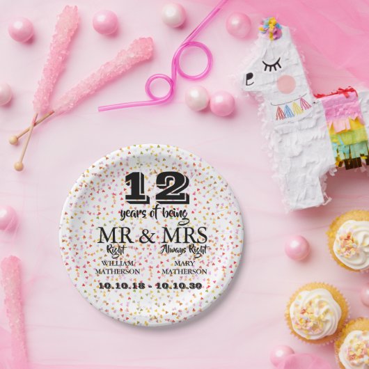 Jeglicher Jahrestag von Frau Richterin Pappteller (Party)