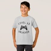 Jeglicher Level-Uncked-Birthday-Game-Controller T-Shirt (Vorne ganz)