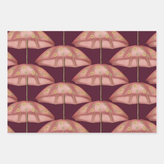 Jeglicher Mädchenfall Geschenkpapier Set (Vorderseite 3)