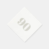 Jeglicher neutraler Geburtstagscocktail Napkins Serviette (Ecke)