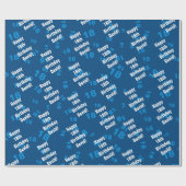 Jeglicher personalisierter Geburtstag Geschenkpapier (Flach)