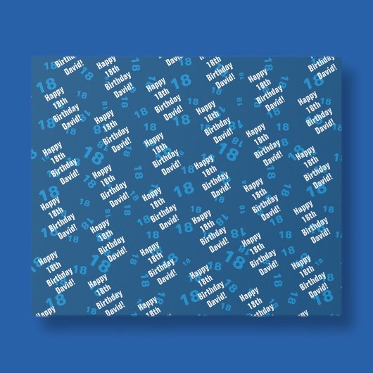 Jeglicher personalisierter Geburtstag Geschenkpapier