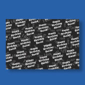 Jeglicher personalisierter Geburtstag Geschenkpapier Set