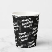 Jeglicher personalisierter Geburtstag Pappbecher (Links)