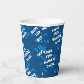 Jeglicher personalisierter Geburtstag Pappbecher (Rechts)