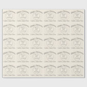 Jeglicher Personalisierter Jubiläumswrap Geschenkpapier (Flach)