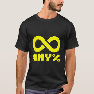 Jeglicher Unendlichkeitssymbol Video Game Speedrun T-Shirt