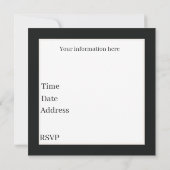 Jeglicher Zweck Landpferd Party Einladung (Rückseite)