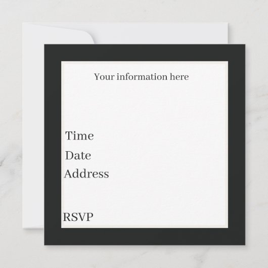 Jeglicher Zweck Landpferd Party Einladung (Rückseite)