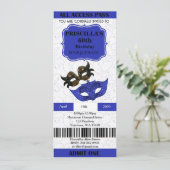 Jegliches Alter, 60. Einladungsticket Geburtstagsf Einladung (Stehend Vorderseite)