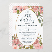 Jegliches Alter Elegante Blütenrosa Blush Gold Geb