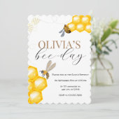 Jegliches Alter, Geburtstag von Bienenkind Einladung (Stehend Vorderseite)