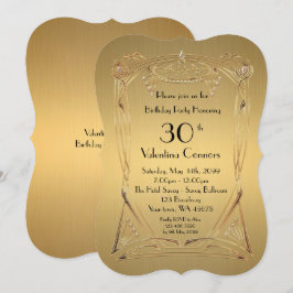 Jegliches Alter, Geburtstagsfrau, Deko, Gatsby, Go Einladung