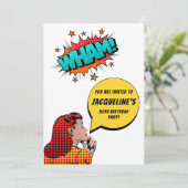 Jegliches Alter sonniger Geburtstag Einladung (Stehend Vorderseite)