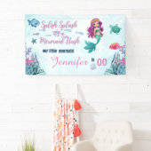 Jegliches Alter Splish Splash Meerjungfrau Bash Mä Banner (Insitu)
