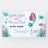 Jegliches Alter Splish Splash Meerjungfrau Bash Mä Banner (Horizontal)
