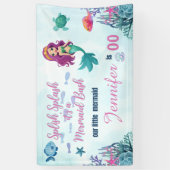 Jegliches Alter Splish Splash Meerjungfrau Bash Mä Banner (Vertikal)
