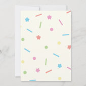 Jegliches Alter, Süßigkeiten zum Geburtstag Einladung (Rückseite)