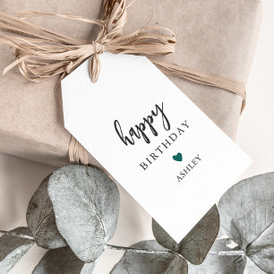 Jegliches Farbherz Glückwunsch Geburtstagsgeschenk Geschenkanhänger