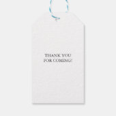 Jegliches Farbherz Oh Junge Geschenkmarke, Babydus Geschenkanhänger (Rückseite)