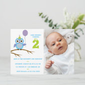 Jegliches Niedliches Baby oder Kleinkinder zum Geb Einladung (Stehend Vorderseite)