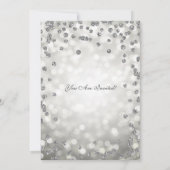 Jegliches Party der Altersüberraschung | Silver Gl Einladung (Rückseite)