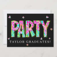 * Jegliches PARTY laden Doodle Event Graduate absc