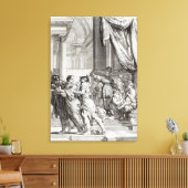 Jehoiada, Hohepriester von Jerusalem, Ausrufung Leinwanddruck (Insitu (Wohnzimmer))