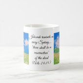 Jehova erinnert uns jeden Frühling Kaffeetasse (Mittel)