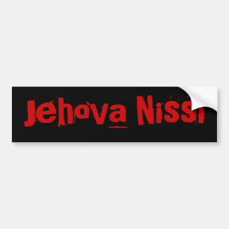 Jehova Nissi Autoaufkleber
