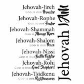 Jehovah ernennt ausgeschnittenes Magnet Fotoskulptur Magnet (Vorne)