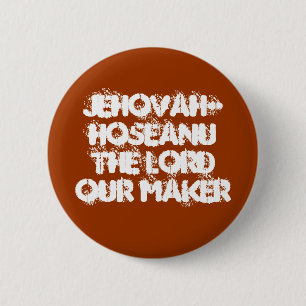 Jehovah-Hoseanu Knopf Button