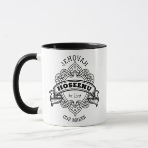 Jehovah Hoseenu Verzierte Tasse