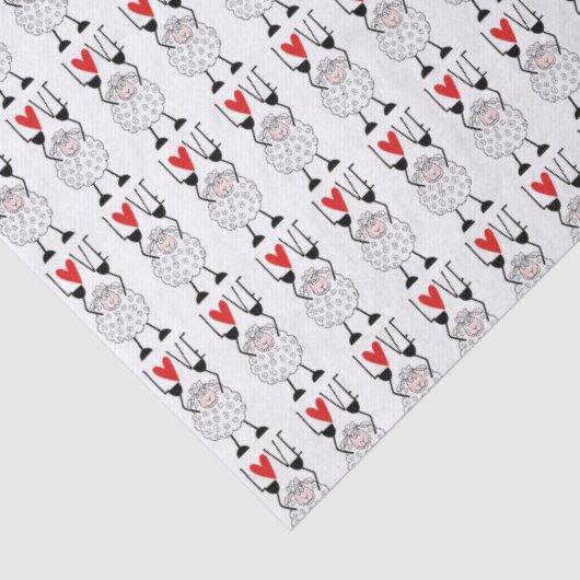 "Jehovah is LIEBE" Gewebepapier Seidenpapier (Detail)