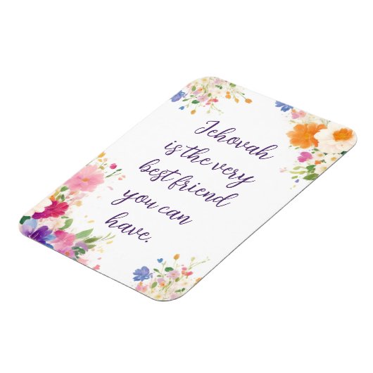 Jehovah ist der beste Freund | JW Magnet (Linke Seite)