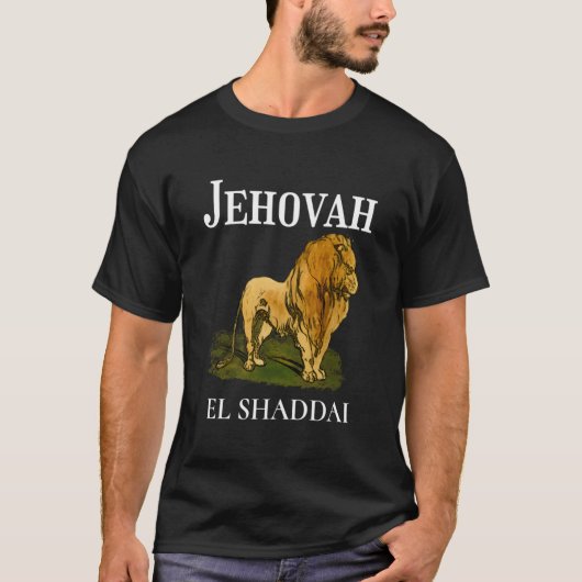 Jehovah ist El Shaddai bedeutet der allmächtige Go T-Shirt (Vorderseite)
