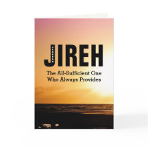 JEHOVAH JIREH Custom Inspiration Card