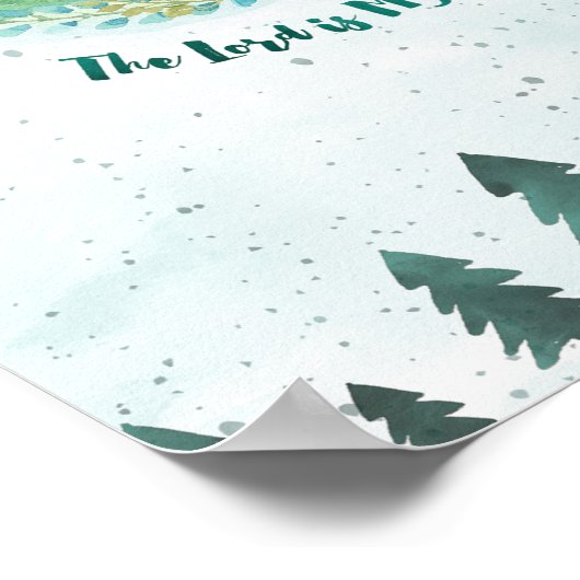 Jehovah Jireh, der Herr wird Poster geben (Ecke)