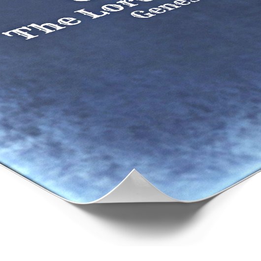 Jehovah Jireh Poster (Ecke)