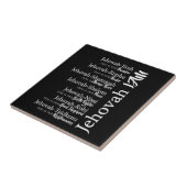 Jehovah names fliese (Seite)