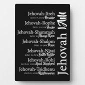 Jehovah names fotoplatte (Vorderseite)