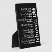 Jehovah names fotoplatte (Seite)