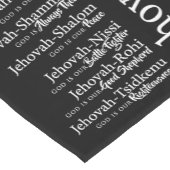 Jehovah names kurzer tischläufer (Ecke)