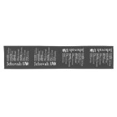 Jehovah names kurzer tischläufer (Horizontal)