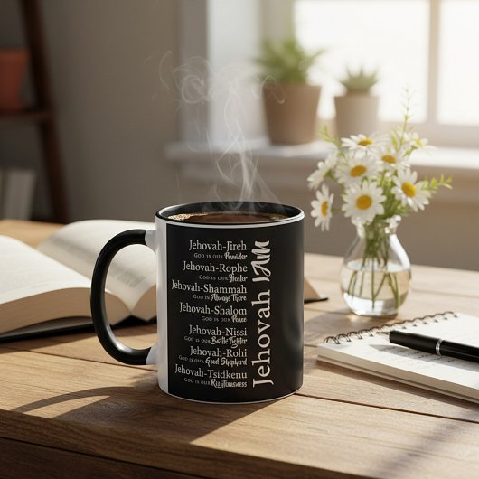 Jehovah names tasse