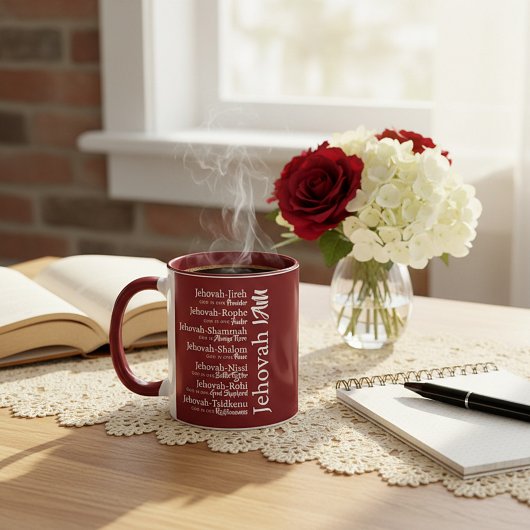 Jehovah names tasse