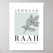 Jehovah Raah Printable Poster (Vorne)