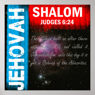 Jehovah Shalom - Gott, mein Frieden Poster