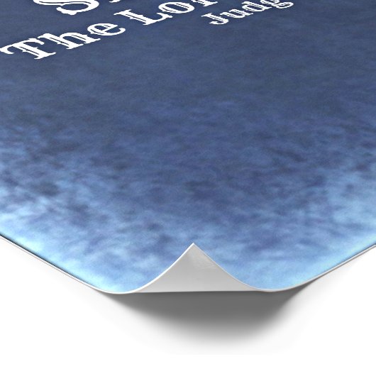 Jehovah Shalom Poster (Ecke)